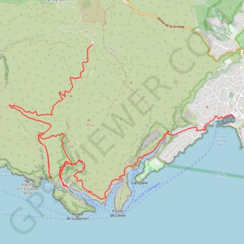 Itinéraire Col de la Gardiole Cassis, distance, dénivelé, altitude, carte, profil, trace GPS