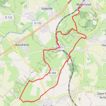Itinéraire 3 - 2025 RdC 14 km Pédestre (2025-03-29), distance, dénivelé, altitude, carte, profil, trace GPS