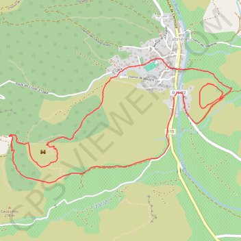 Itinéraire Reconnaissance parcours 8 km Trail de L’Estabel, distance, dénivelé, altitude, carte, profil, trace GPS