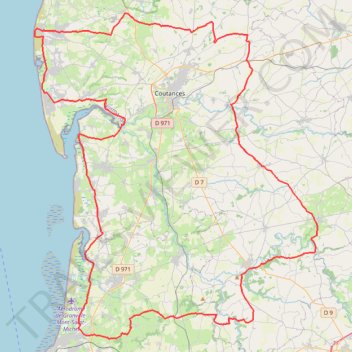 Itinéraire Cyclo La Ronde Normande - 2026 - La Moyenne Ronde, distance, dénivelé, altitude, carte, profil, trace GPS