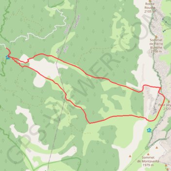 Itinéraire Le Grand Veymont, distance, dénivelé, altitude, carte, profil, trace GPS
