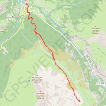 Itinéraire Granges et plateau de Coumély, distance, dénivelé, altitude, carte, profil, trace GPS