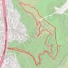 Itinéraire Rognac - La croix, distance, dénivelé, altitude, carte, profil, trace GPS