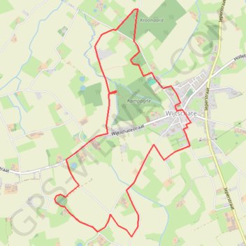 Itinéraire Kraters en Mijnenwandelroute, distance, dénivelé, altitude, carte, profil, trace GPS