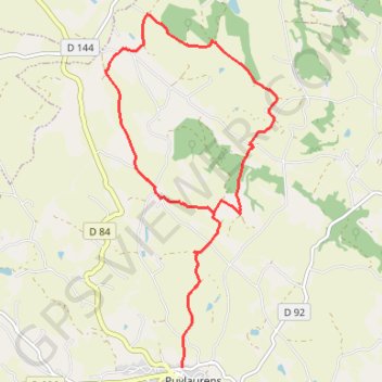 Itinéraire Boucle d'en Guibaud, distance, dénivelé, altitude, carte, profil, trace GPS