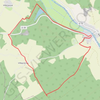 Itinéraire Bois de Lez - Andryes, distance, dénivelé, altitude, carte, profil, trace GPS