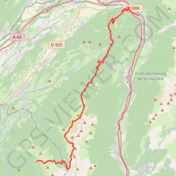 Itinéraire Belledonne Trail J4, distance, dénivelé, altitude, carte, profil, trace GPS