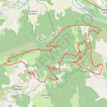 Itinéraire Montagne de Chabre, distance, dénivelé, altitude, carte, profil, trace GPS