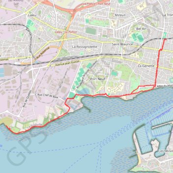 Itinéraire La Rochelle Balade à Chef de Baie, distance, dénivelé, altitude, carte, profil, trace GPS