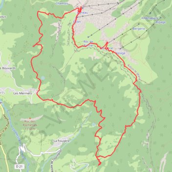 Itinéraire Margeriaz - Golet de l'Agneau (Bauges), distance, dénivelé, altitude, carte, profil, trace GPS