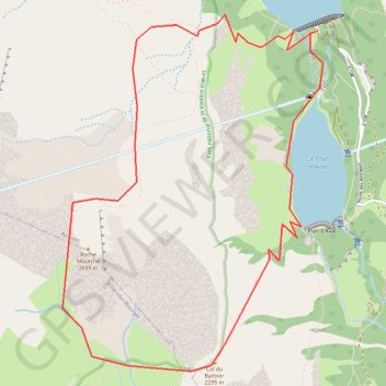 Itinéraire Aussois, Roche Moutche, distance, dénivelé, altitude, carte, profil, trace GPS