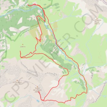 Itinéraire Col et Pointe de Reyna, distance, dénivelé, altitude, carte, profil, trace GPS