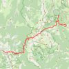 Itinéraire De Die à Clelles par le col des Bachassons, distance, dénivelé, altitude, carte, profil, trace GPS