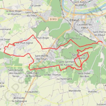Itinéraire La vallée de l'Oison, distance, dénivelé, altitude, carte, profil, trace GPS