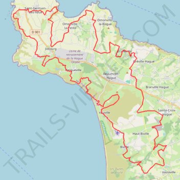 Itinéraire Gravel 75km, distance, dénivelé, altitude, carte, profil, trace GPS
