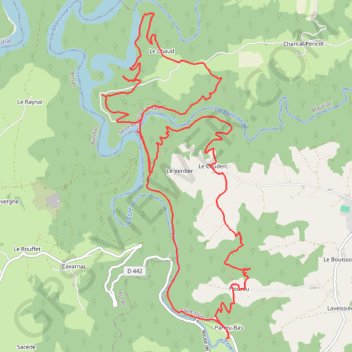 Itinéraire Pont du Rouffet 201016, distance, dénivelé, altitude, carte, profil, trace GPS