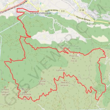 Itinéraire 360° au coeur des Bouches-du-Rhône, distance, dénivelé, altitude, carte, profil, trace GPS