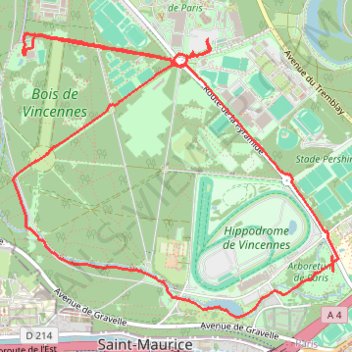 Itinéraire TRK-2023-04-12, distance, dénivelé, altitude, carte, profil, trace GPS