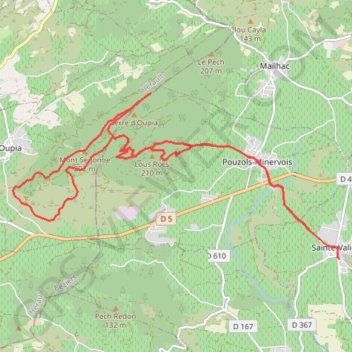 Itinéraire Eole-segonne-lebaûs, distance, dénivelé, altitude, carte, profil, trace GPS