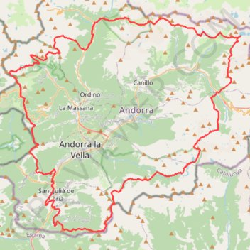 Itinéraire GRP_actualitzat_2013.gpx (1), distance, dénivelé, altitude, carte, profil, trace GPS