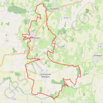 Itinéraire Le Sel de Bretagne, distance, dénivelé, altitude, carte, profil, trace GPS