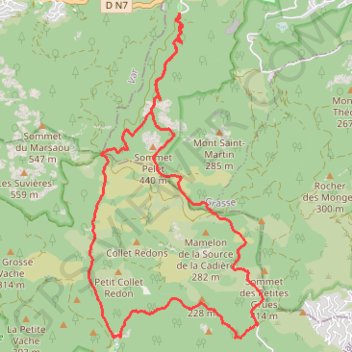 Itinéraire Oeufs Bouc Lac Ecureuil, distance, dénivelé, altitude, carte, profil, trace GPS