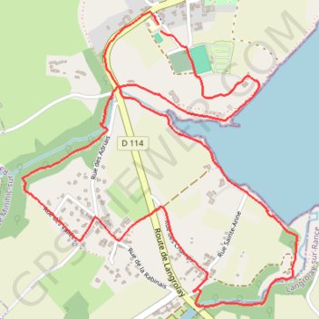 Itinéraire Saint-Buc, distance, dénivelé, altitude, carte, profil, trace GPS