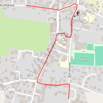 Itinéraire CARP AH Tronçon 1, distance, dénivelé, altitude, carte, profil, trace GPS