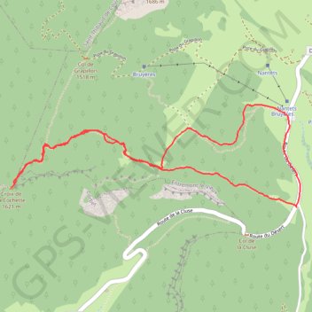 Itinéraire Pointe de la cochette, distance, dénivelé, altitude, carte, profil, trace GPS