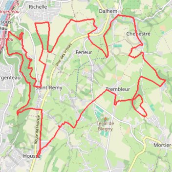 Itinéraire Tracé 001, distance, dénivelé, altitude, carte, profil, trace GPS