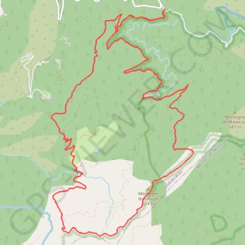 Itinéraire Les menhirs de Lambert - COLLOBRIERES - 83, distance, dénivelé, altitude, carte, profil, trace GPS