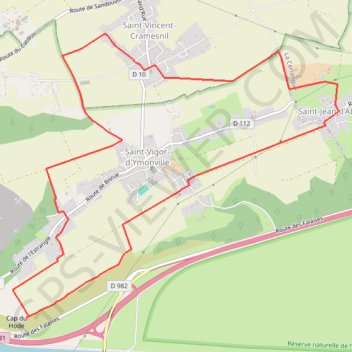 Itinéraire Les 5 plaines - La Cerlangue, distance, dénivelé, altitude, carte, profil, trace GPS