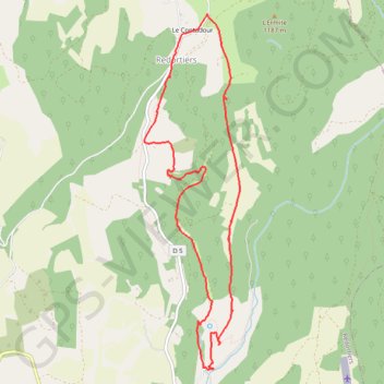 Itinéraire Contadour, distance, dénivelé, altitude, carte, profil, trace GPS