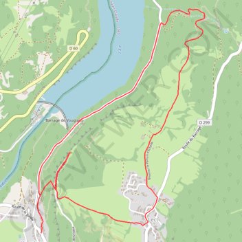 Itinéraire Sentier de la messe, distance, dénivelé, altitude, carte, profil, trace GPS