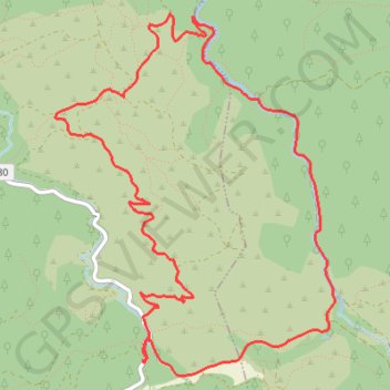Itinéraire Les Gués de l'Huveaune, distance, dénivelé, altitude, carte, profil, trace GPS
