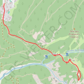 Itinéraire Belvédère du Chapeau, distance, dénivelé, altitude, carte, profil, trace GPS