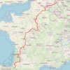 Itinéraire Eurovelo3, distance, dénivelé, altitude, carte, profil, trace GPS