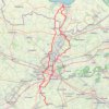 Itinéraire Zwalm-Terneuzen 142K, distance, dénivelé, altitude, carte, profil, trace GPS