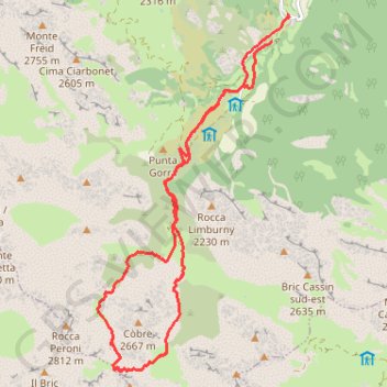 Itinéraire Passo de la Croce Or - Repiatetta, distance, dénivelé, altitude, carte, profil, trace GPS