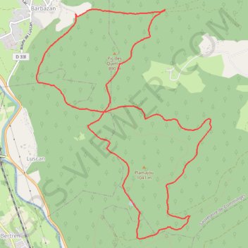 Itinéraire Le circuit de St-Martin - 6856 - UtagawaVTT.com, distance, dénivelé, altitude, carte, profil, trace GPS