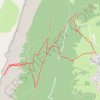 Itinéraire Pas de l'Oeille Couloir des Sultanes (Vercors), distance, dénivelé, altitude, carte, profil, trace GPS