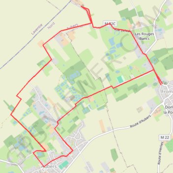 Itinéraire La bataille de Fromelles, préparation, distance, dénivelé, altitude, carte, profil, trace GPS