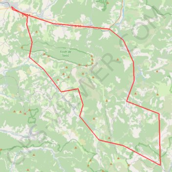 Itinéraire Roanne 2022 - 129 km, distance, dénivelé, altitude, carte, profil, trace GPS