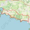 Itinéraire Crozon, Les Abers, petit parcours, distance, dénivelé, altitude, carte, profil, trace GPS