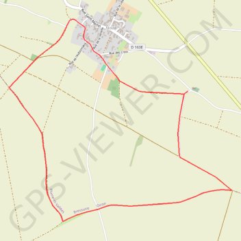 Itinéraire Circuit de Noizé, distance, dénivelé, altitude, carte, profil, trace GPS