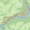 Itinéraire Le Saut du Doubs (25 - Doubs), distance, dénivelé, altitude, carte, profil, trace GPS