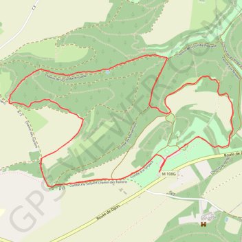 Itinéraire Combe à la Serpent, distance, dénivelé, altitude, carte, profil, trace GPS