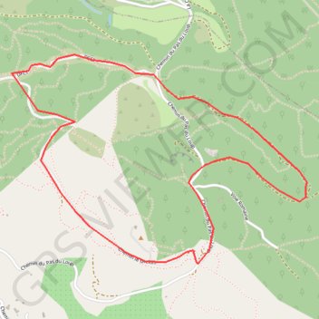 Itinéraire Draguignan - Boucle au Malmont - Variante, distance, dénivelé, altitude, carte, profil, trace GPS