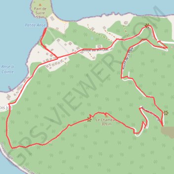 Itinéraire Le Chameau, distance, dénivelé, altitude, carte, profil, trace GPS