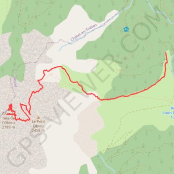 Itinéraire L'OBIOU par les chatières, distance, dénivelé, altitude, carte, profil, trace GPS